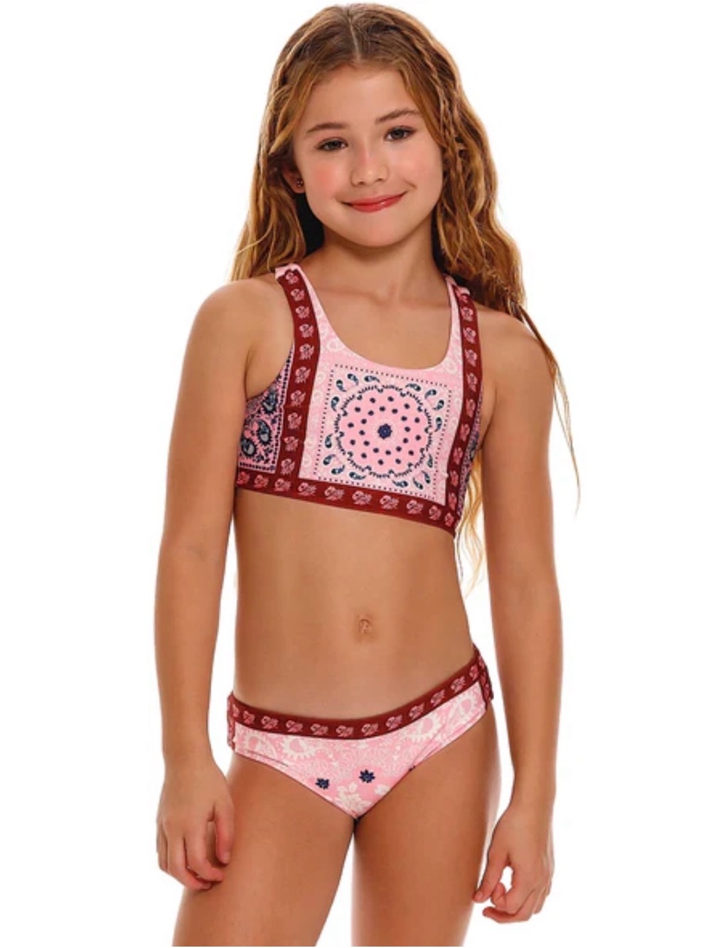 Agua Bendita Gianna reversible girls’ bikini